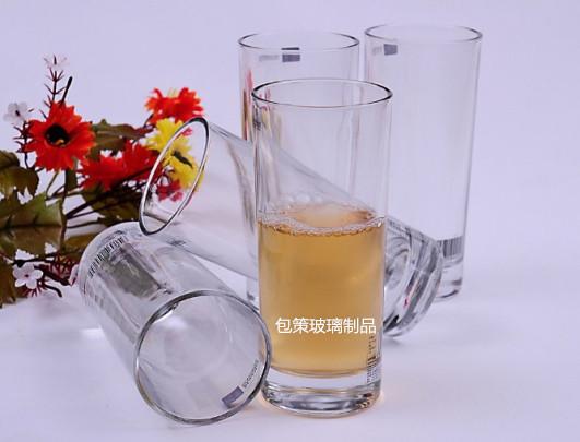批发透明玻璃杯直身水杯 创意促销礼品日用